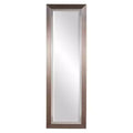 Rectangle Chicago Decorative Wall Mirror Silver - Howard Elliott: Elegant Tall & Large, Beveled Glass, No Assembly Required
