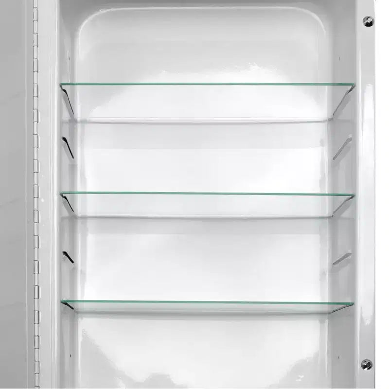 Armoire à pharmacie encastrée Metro à perles 16 po x 26 po - Head West : Fixation murale, Cadre en polystyrène, 3 étagères