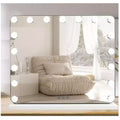 Slimoon Hollywood Vanity Mirror with 17 LED Dimmable Lights with in White