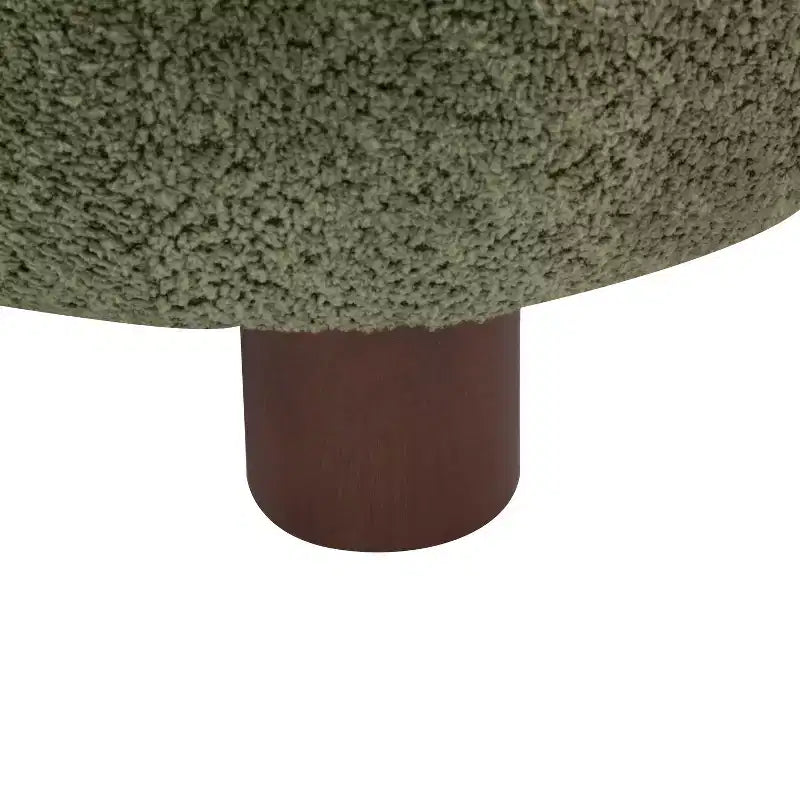 Chaise d'appoint sans accoudoirs Christopher Knight Home Gareth en bois moderne et tissu bouclé