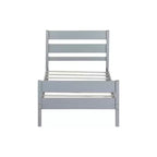 Lit de rangement Whisen pour une personne avec tête de lit – Cadre en bois d'hévéa massif, design peu encombrant et rangement sous le lit