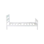 Lit de rangement Whisen pour une personne avec tête de lit – Cadre en bois d'hévéa massif, design peu encombrant et rangement sous le lit