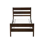 Lit de rangement Whisen pour une personne avec tête de lit – Cadre en bois d'hévéa massif, design peu encombrant et rangement sous le lit