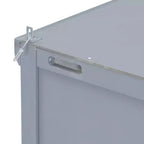 Whisen Meuble de Cuisine Autoportant en Bois de 185 cm avec Tiroirs et Étagères Réglables pour Rangement et Organisation dans la Salle à Manger ou la Cuisine