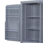 Whisen Meuble de Cuisine Autoportant en Bois de 185 cm avec Tiroirs et Étagères Réglables pour Rangement et Organisation dans la Salle à Manger ou la Cuisine