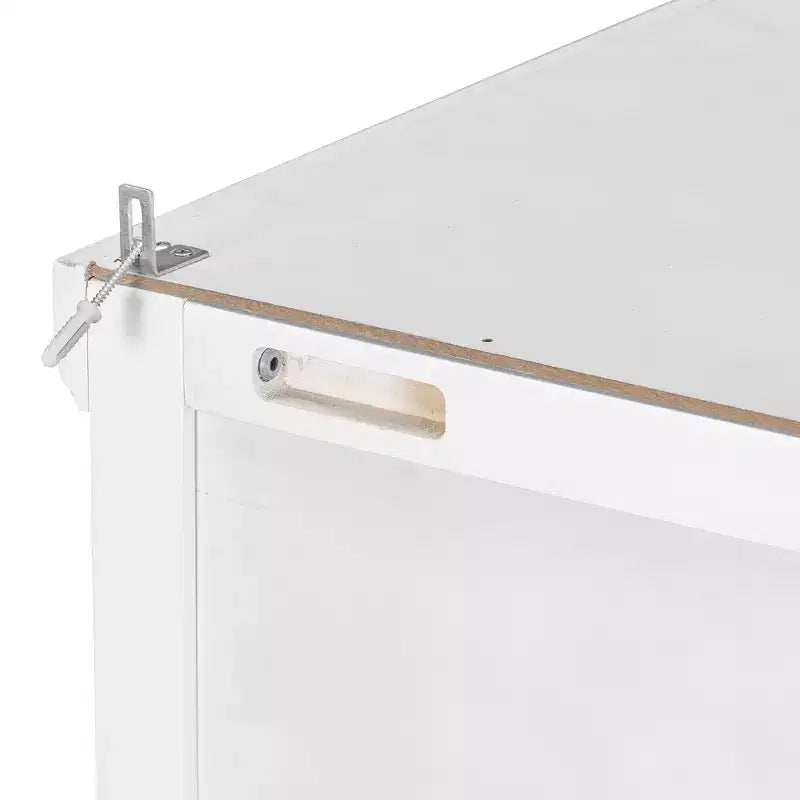 Whisen Meuble de Cuisine Autoportant en Bois de 185 cm avec Tiroirs et Étagères Réglables pour Rangement et Organisation dans la Salle à Manger ou la Cuisine