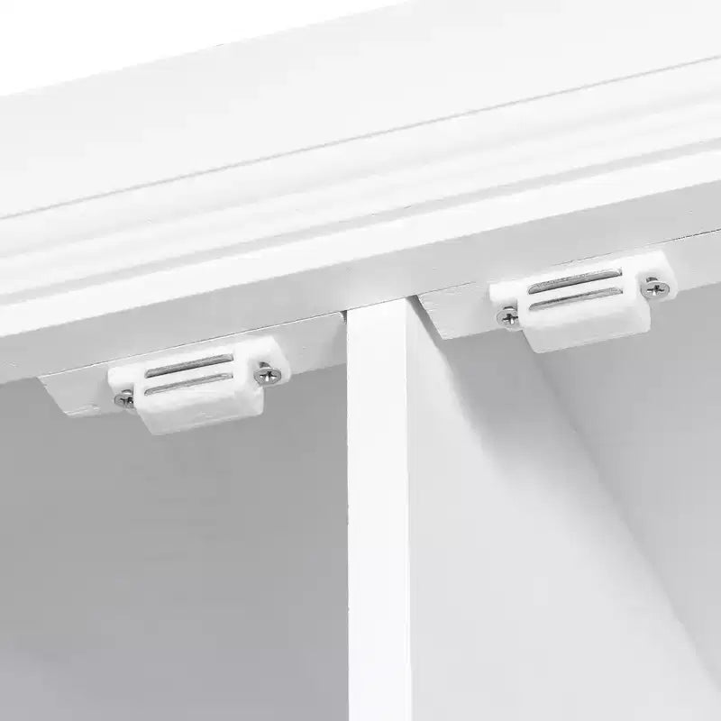 Whisen Meuble de Cuisine Autoportant en Bois de 185 cm avec Tiroirs et Étagères Réglables pour Rangement et Organisation dans la Salle à Manger ou la Cuisine