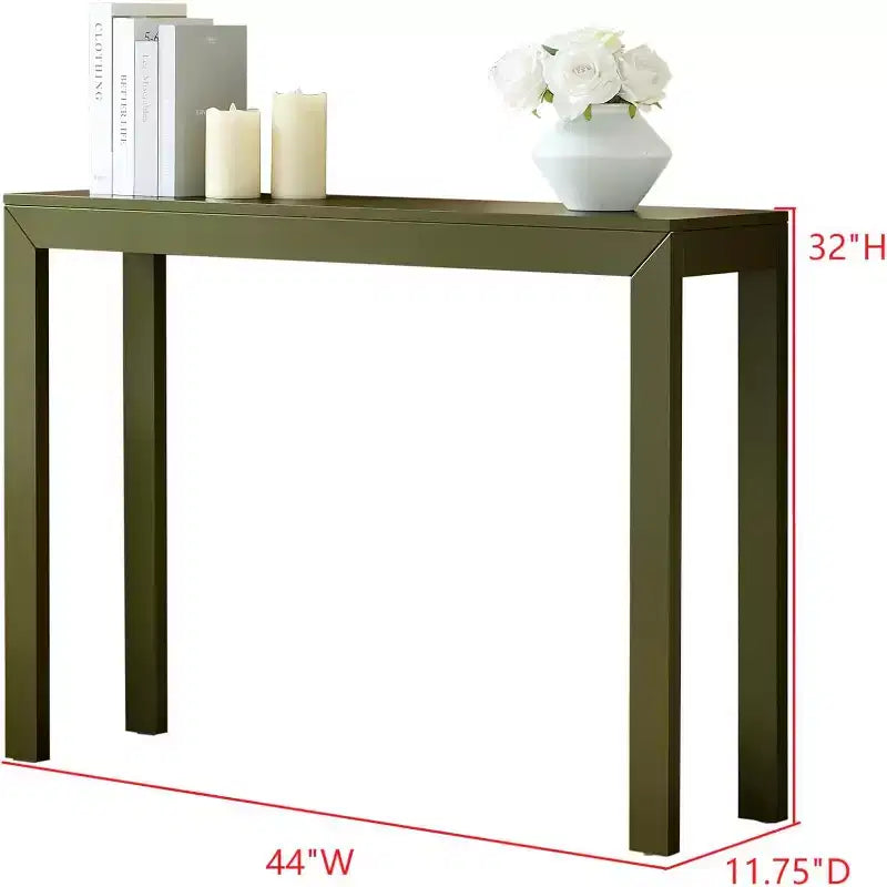 Kings Brand Furniture - Console Russel - Table de canapé moderne pour entrée, Derrière le canapé, Couloir, Salon