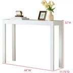 Kings Brand Furniture - Console Russel - Table de canapé moderne pour entrée, Derrière le canapé, Couloir, Salon