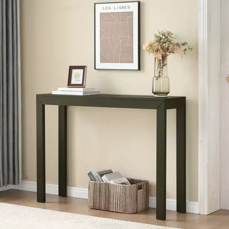 Kings Brand Furniture - Console Russel - Table de canapé moderne pour entrée, Derrière le canapé, Couloir, Salon
