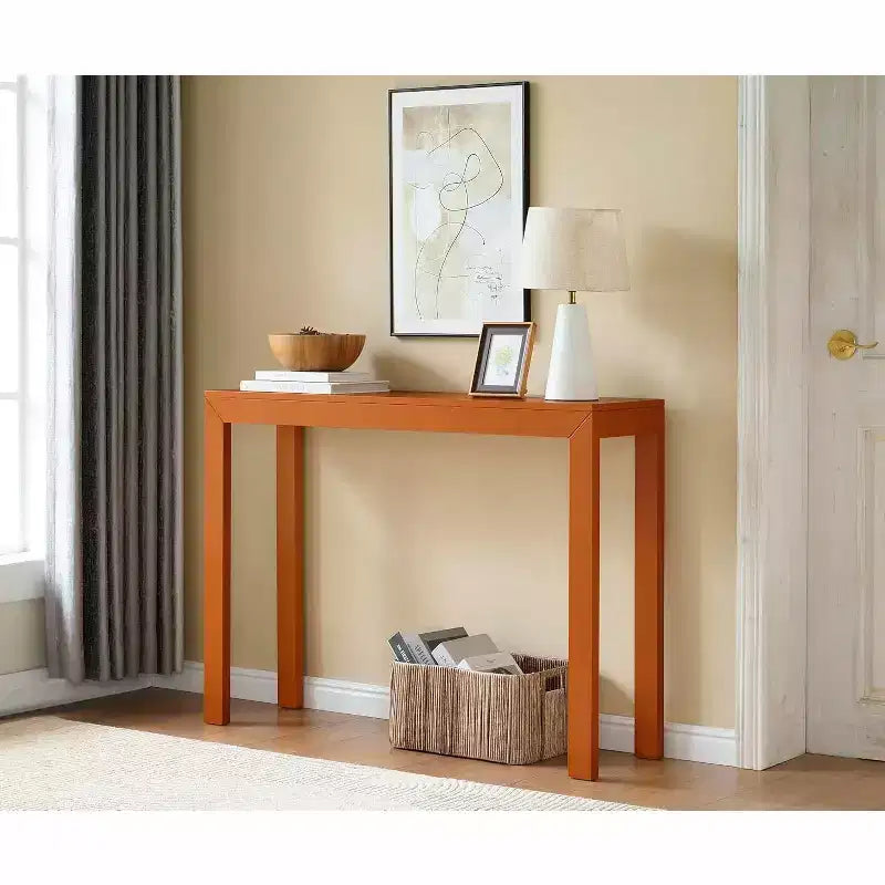 Kings Brand Furniture - Console Russel - Table de canapé moderne pour entrée, Derrière le canapé, Couloir, Salon
