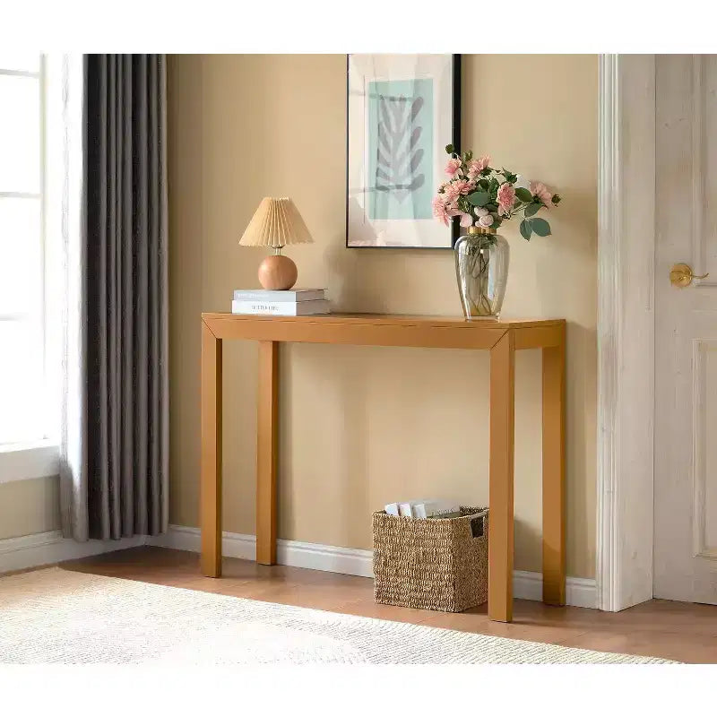 Kings Brand Furniture - Console Russel - Table de canapé moderne pour entrée, Derrière le canapé, Couloir, Salon