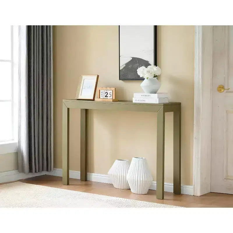 Kings Brand Furniture - Console Russel - Table de canapé moderne pour entrée, Derrière le canapé, Couloir, Salon