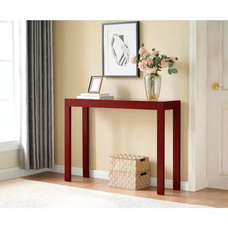 Kings Brand Furniture - Console Russel - Table de canapé moderne pour entrée, Derrière le canapé, Couloir, Salon