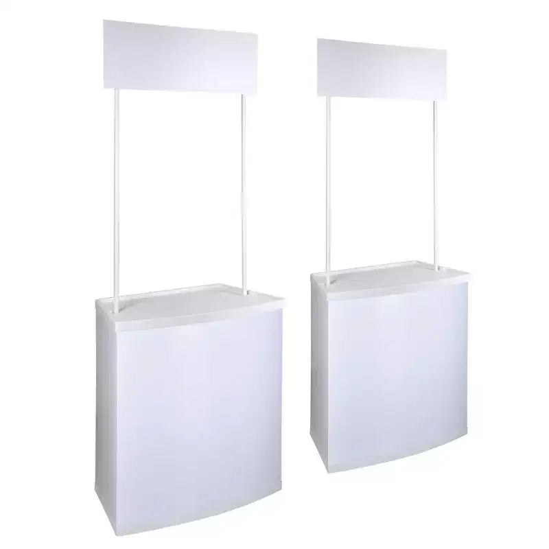 Yescom Portable Promotion Counter Table Foldable Booth Kiosk Trade Show Display 2 Pack