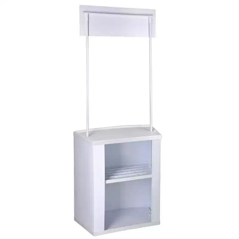 Comptoir de promotion portable Yescom Table pliable Kiosque Stand de salon professionnel lot de 2