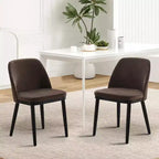 Chaises de salle à manger capitonnées, chaises de cuisine modernes avec coussins épais