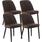 Chaises de salle à manger capitonnées, chaises de cuisine modernes avec coussins épais