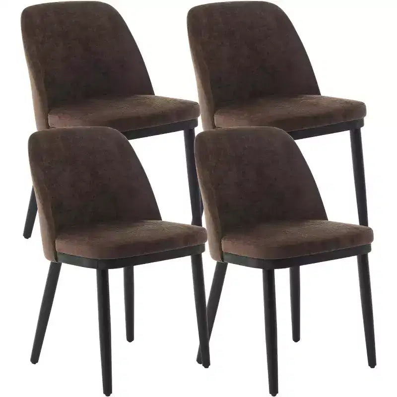 Chaises de salle à manger capitonnées, chaises de cuisine modernes avec coussins épais