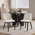 Chaises de salle à manger capitonnées, chaises de cuisine modernes avec coussins épais