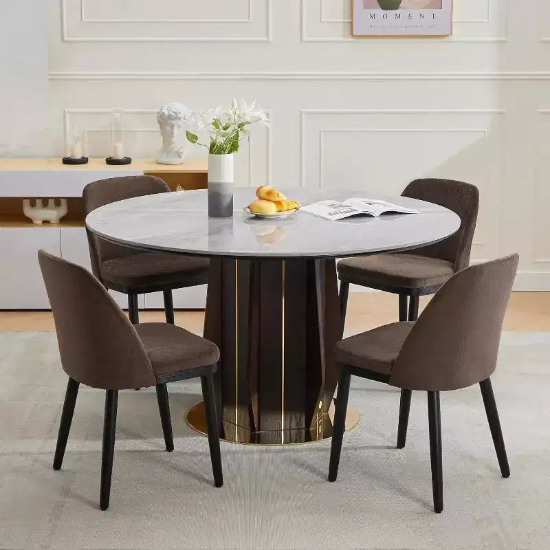 Chaises de salle à manger capitonnées, chaises de cuisine modernes avec coussins épais
