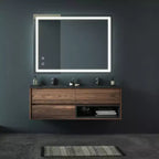 32x24inch Bathroom Led Classy Vanity Mirror with focused backplane,High Lumen,Dimmable Touch,Wall Switch Control
