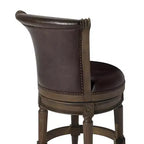 Tabourets de bar pivotants Maven Lane Pullman hauteur comptoir avec similicuir