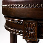 Tabourets de bar pivotants Maven Lane Pullman hauteur comptoir avec similicuir