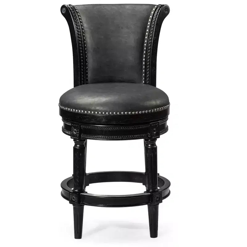 Tabourets de bar pivotants Maven Lane Pullman hauteur comptoir avec similicuir