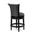 Tabourets de bar pivotants Maven Lane Pullman hauteur comptoir avec similicuir