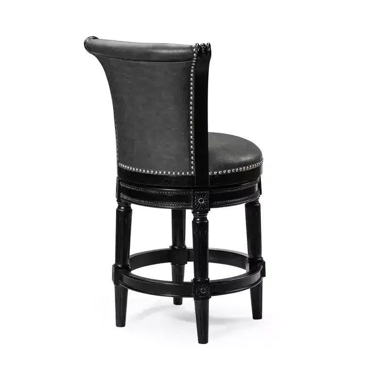 Tabourets de bar pivotants Maven Lane Pullman hauteur comptoir avec similicuir