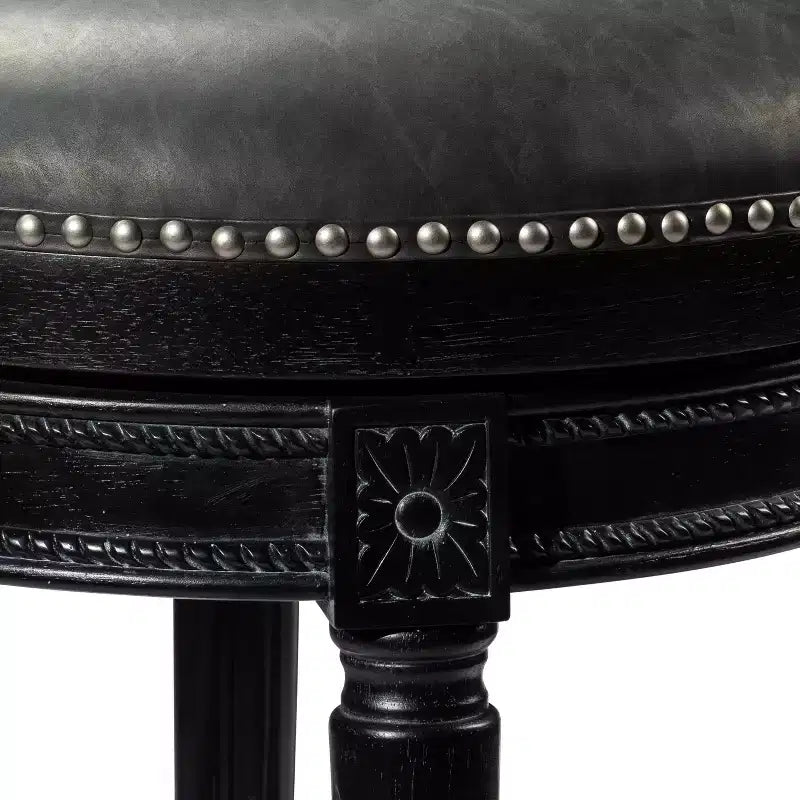 Tabourets de bar pivotants Maven Lane Pullman hauteur comptoir avec similicuir