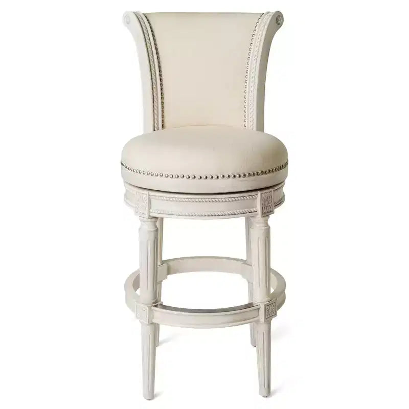 Tabourets de bar pivotants Maven Lane Pullman en tissu
