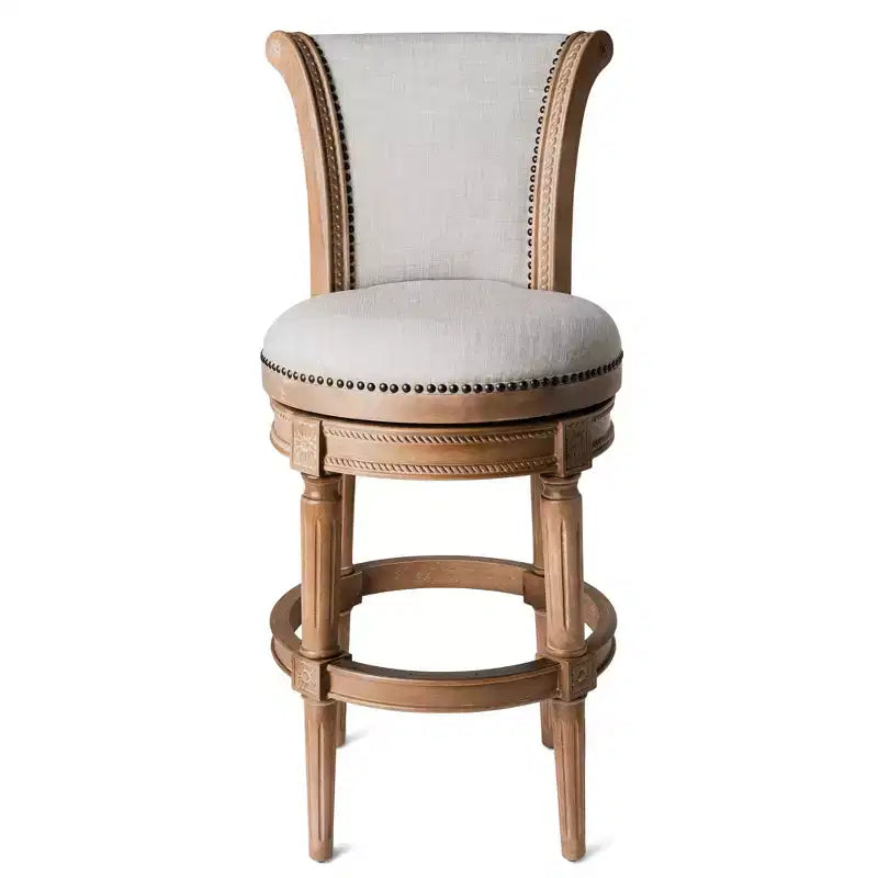 Tabourets de bar pivotants Maven Lane Pullman en tissu