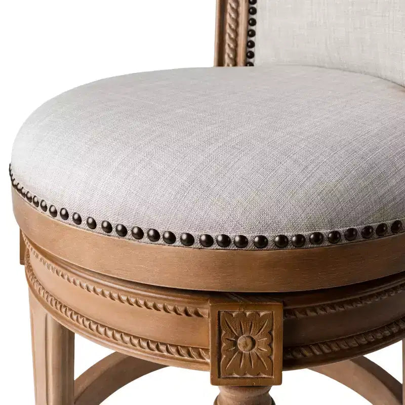 Tabourets de bar pivotants Maven Lane Pullman en tissu