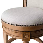 Tabourets de bar pivotants Maven Lane Pullman en tissu