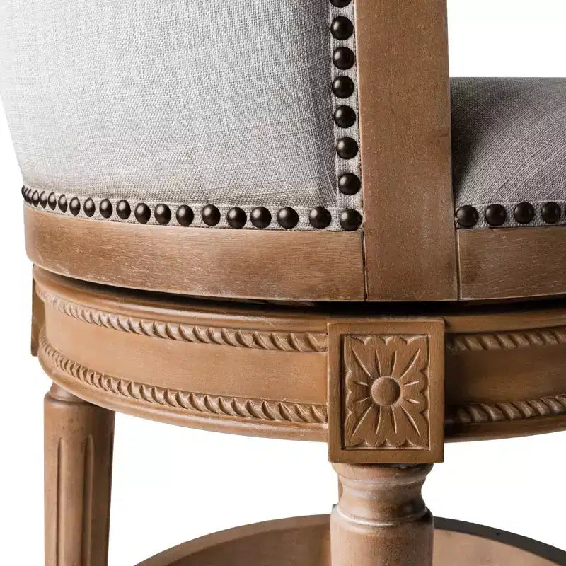 Tabourets de bar pivotants Maven Lane Pullman en tissu