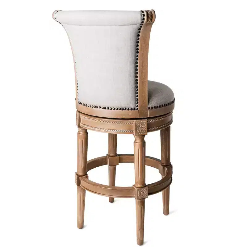 Tabourets de bar pivotants Maven Lane Pullman en tissu
