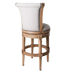 Tabourets de bar pivotants Maven Lane Pullman en tissu