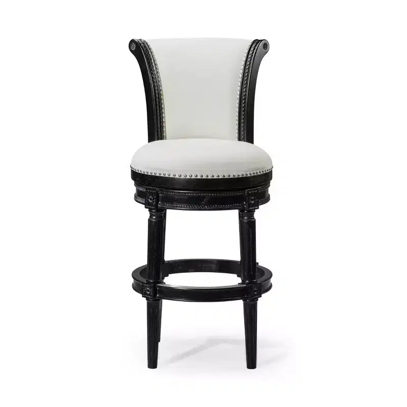Tabourets de bar pivotants Maven Lane Pullman en tissu