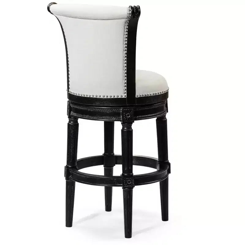 Tabourets de bar pivotants Maven Lane Pullman en tissu