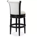 Tabourets de bar pivotants Maven Lane Pullman en tissu
