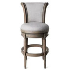 Tabourets de bar pivotants Maven Lane Pullman en tissu