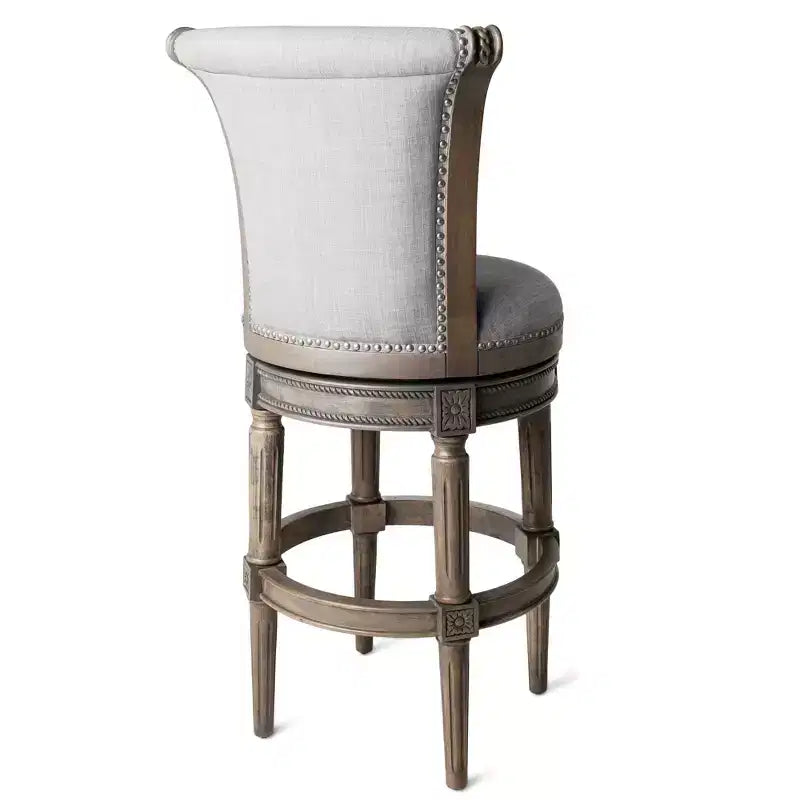 Tabourets de bar pivotants Maven Lane Pullman en tissu