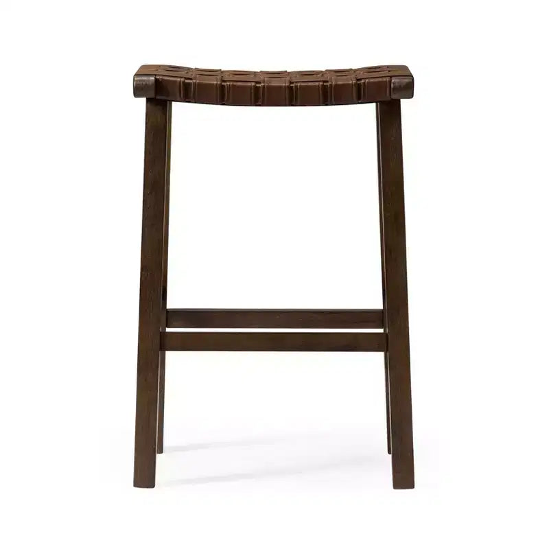 Tabouret de bar sans dossier Maven Lane Noah avec similicuir 30