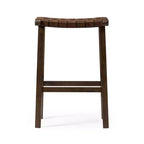 Tabouret de bar sans dossier Maven Lane Noah avec similicuir 30