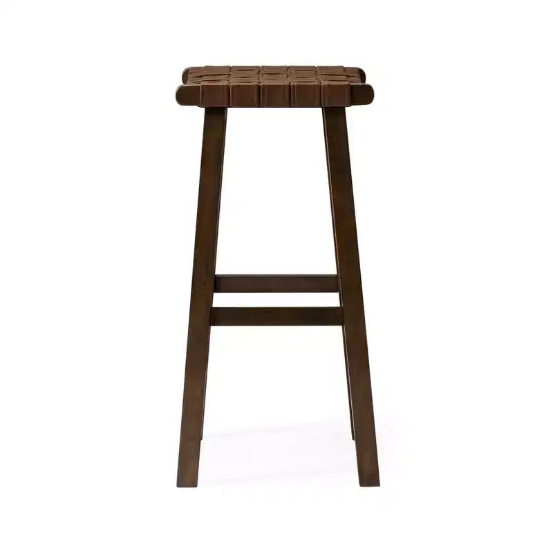 Tabouret de bar sans dossier Maven Lane Noah avec similicuir 30