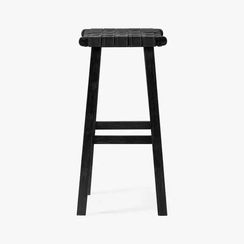 Tabouret de bar sans dossier Maven Lane Noah avec similicuir 30