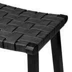 Tabouret de bar sans dossier Maven Lane Noah avec similicuir 30