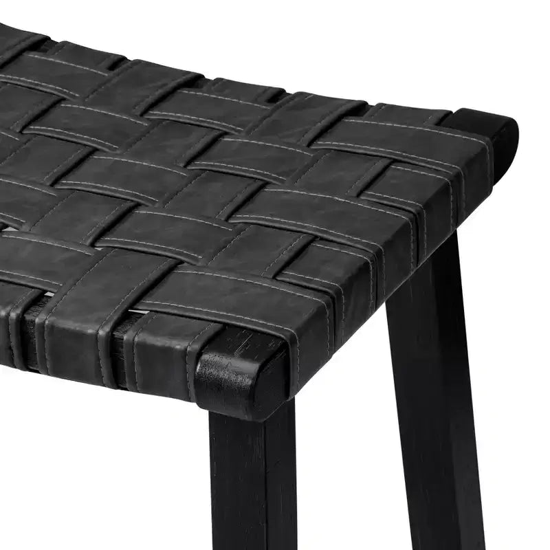 Tabouret de bar sans dossier Maven Lane Noah avec similicuir 30